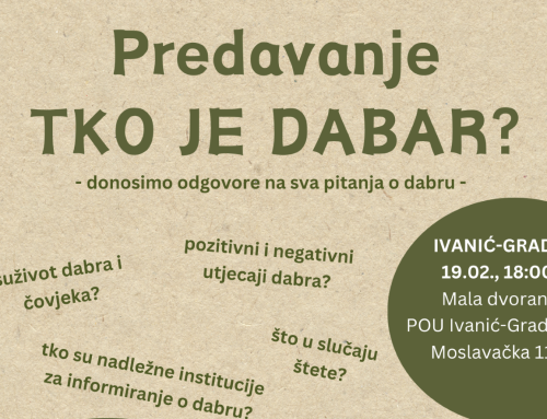 Poziv na predavanje “TKO JE DABAR?”